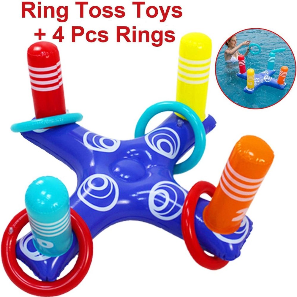 Inflatable Pool Ring Toss Pool - Picture 3 of 4